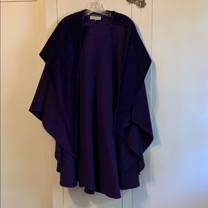 Purple Wool Cape from Ireland